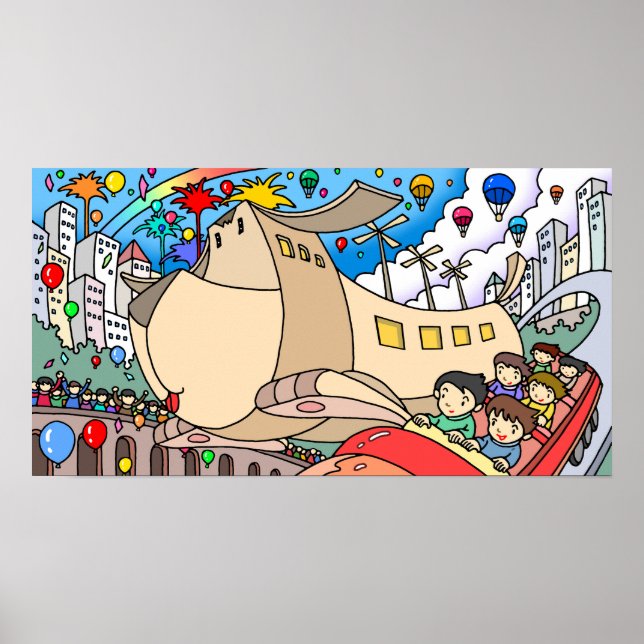 Exciting amusement park.  poster (Front)
