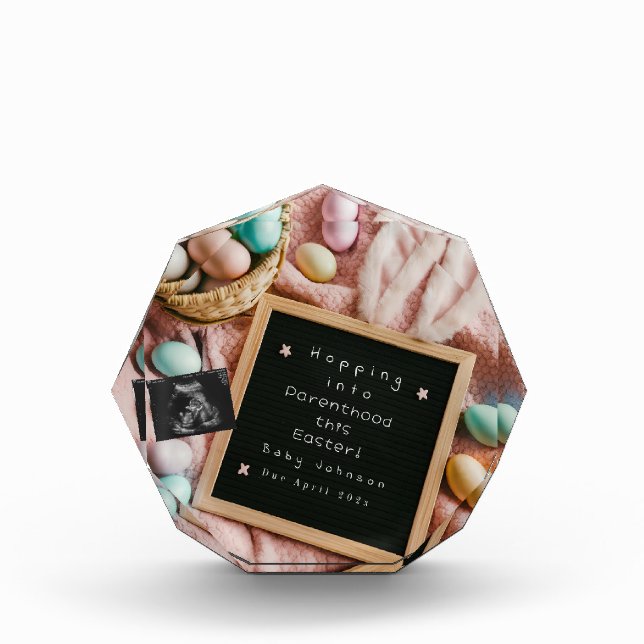 Exciting Easter pregnancy announcement  Photo Block (Front)