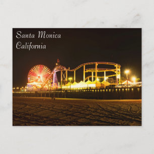 Exciting Santa Monica Beach Postcard