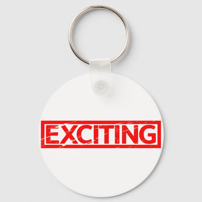 Exciting Stamp Key Ring (Front)