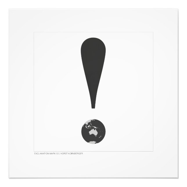 EXCLAMATION MARK 03 PHOTO PRINT  (Front)