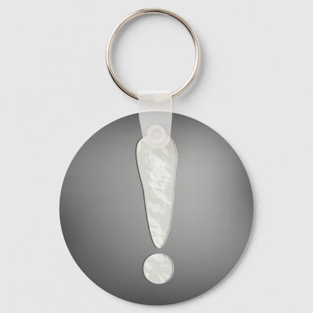 Exclamation Mark Keychain (Front)