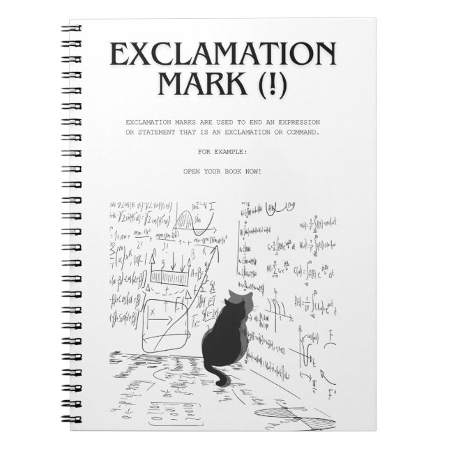 Exclamation Mark Notebook (Front)