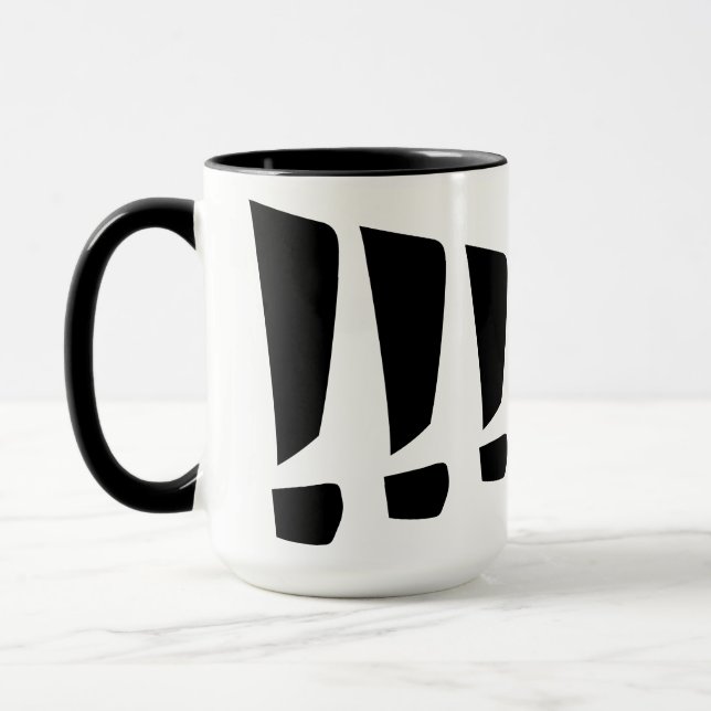 Exclamation point mug (Left)