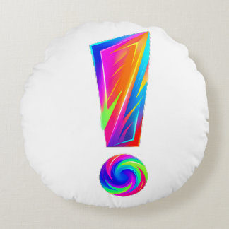 Exclamation Question Double Sided Throw Pillow