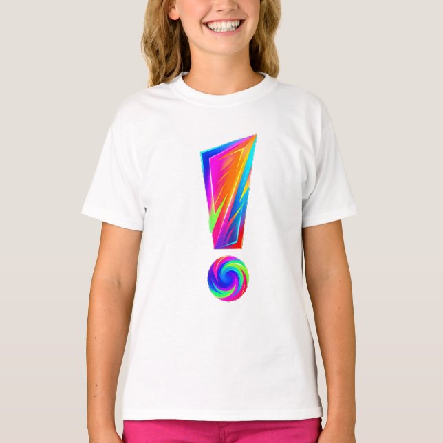 Exclamation Question Double Sided Throw Pillow T-Shirt (Front)