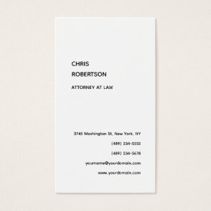 Exclusive Black & White Modern Unique Profile Card