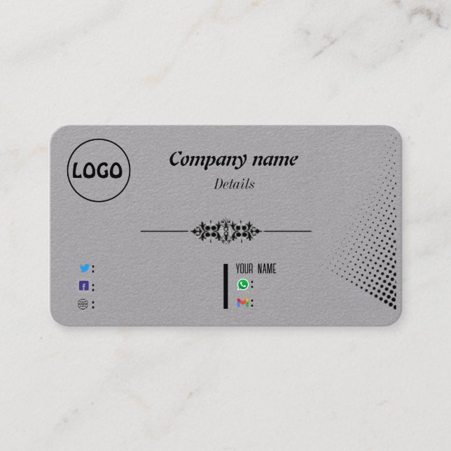 exclusive designs buisness card (Front)