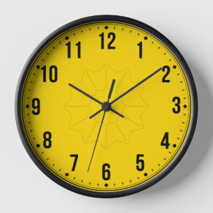 Exclusive Gold-Black Colour Round Wall Clock