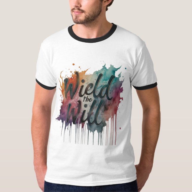 EXCLUSIVE NEW DESIGN SLOGAN WRITTEN T-SHIRT (Front)
