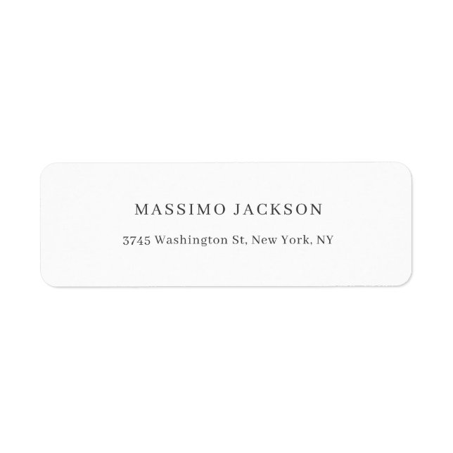 Exclusive Personal Classical Black White (Front)