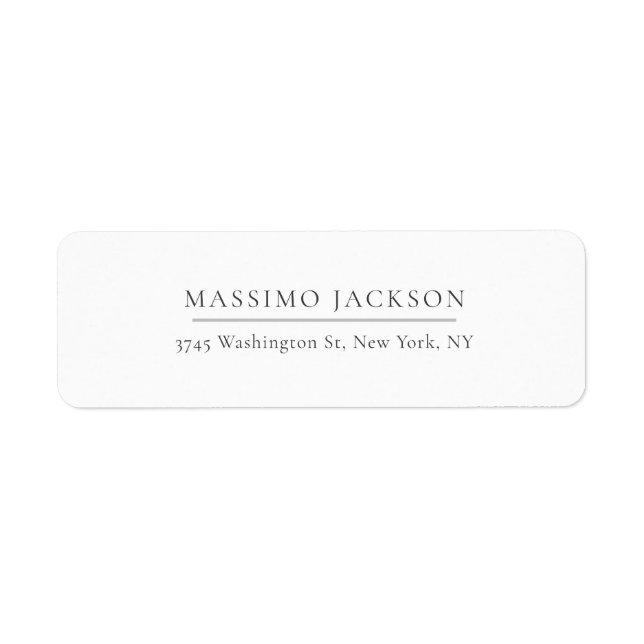 Exclusive Personal Classical Black White (Front)