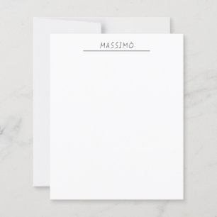 Exclusive Personal Classical Black White Own Name