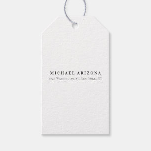 Exclusive Personal Modern Add Name Gift Tags