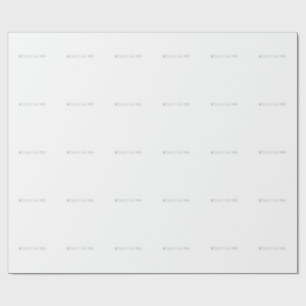 Exclusive Personal Modern Add Name Minimalist Wrapping Paper