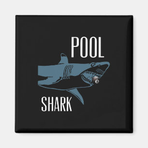 Exclusive Pool Shark Billiards Hustler T Shirt For Magnet