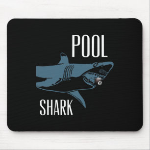 Exclusive Pool Shark Billiards Hustler T Shirt For Mouse Mat