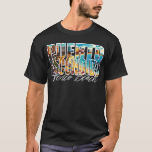 Exclusive Puerto Escondido Beach Lovers Vacation T-Shirt