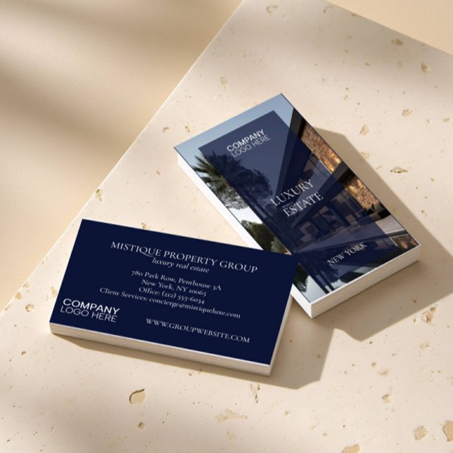 Exclusive Real Estate Property photo professional  Business Card (Creator Uploaded)