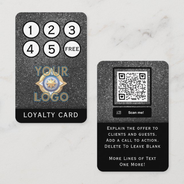 Exclusive Rewards for Security Tech Professional Loyalty Card (Front/Back)