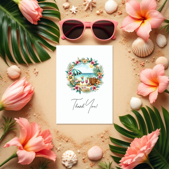 Exclusive Social Club Bachelorette Weekend Photo Thank You Card (Exclusive Social Club Bachelorette Weekend Photo Thank You Card)