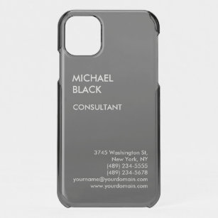 Exclusive Special Black Unique Modern Minimalist iPhone 11 Case