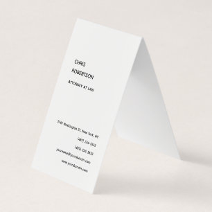 Exclusive Special Black & White Modern Unique Business Card