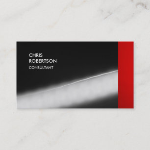 Exclusive Special Colourful Red Grey Trendy Business Card
