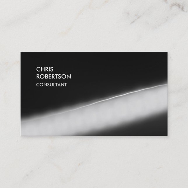 Exclusive Special Pattern Modern Grey Trendy Business Card (Front)