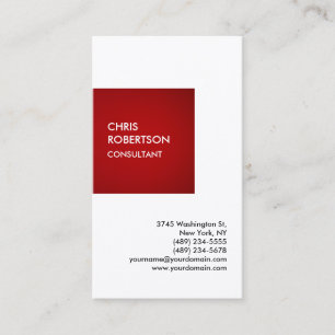 Exclusive Trendy Special Private Unique Business Card