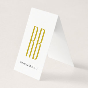 Exclusive Unique Gold Colour Monogram Modern Name