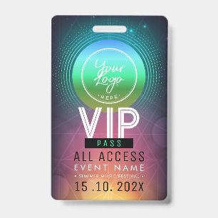 Exclusive VIP Access Event ID Badge