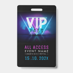 Exclusive VIP Access Event ID Badge