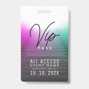 Exclusive VIP Access Event ID Badge