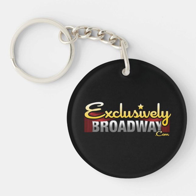 ExclusivelyBroadway.com Key Ring (Front)