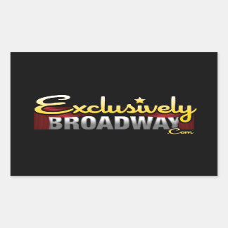 ExclusivelyBroadway.com Rectangular Sticker