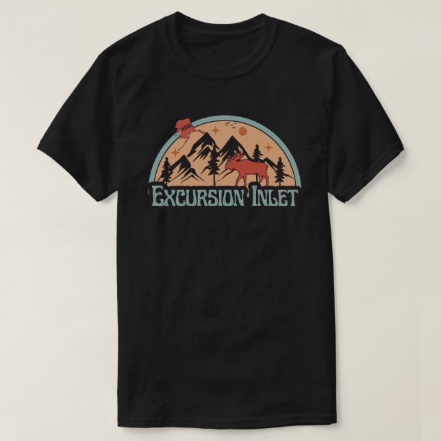 Excursion Inlet, Alaska-Shirt T-Shirt (Design Front)