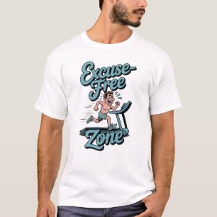 Excuse Free Zone - Gym Motivation T-Shirt