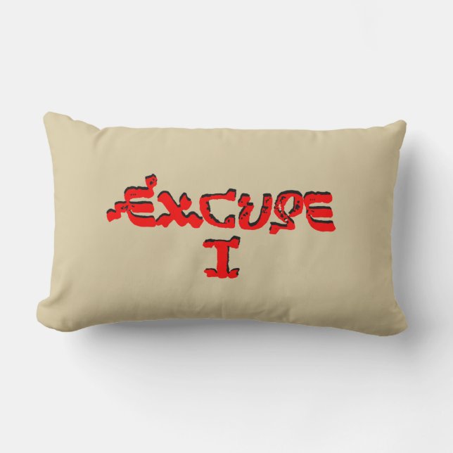 Excuse I Lumbar Cushion (Front)