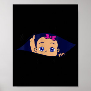 Excuse Me Is It April Yet Pregnancy Girl Announcem Poster