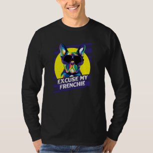 Excuse My Frenchie Dog Theme French Bulldog Dog Pa T-Shirt