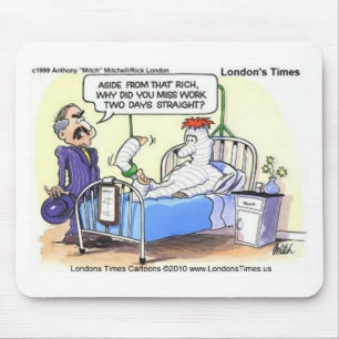 Excuse To Miss Work Funny Tees Cards & Gifts Mouse Mat