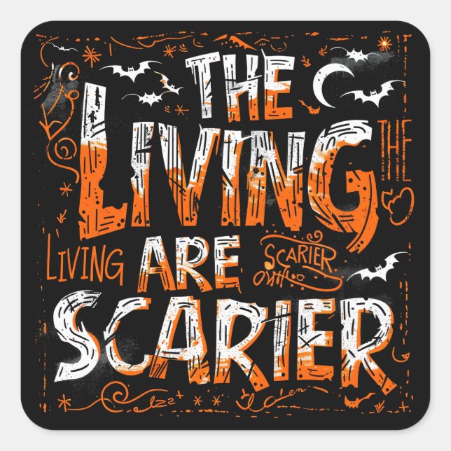 ExDesigner | Customisation | Halloween Square Sticker (Front)