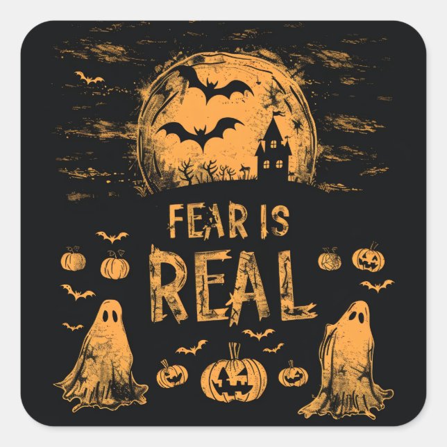 ExDesigner | Customisation | Halloween Square Sticker (Front)