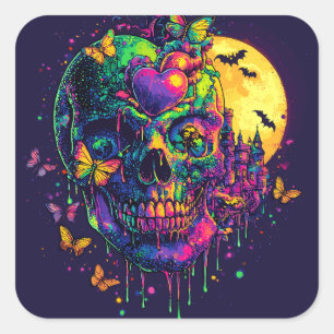 ExDesigner   Customization   Halloween Square Sticker