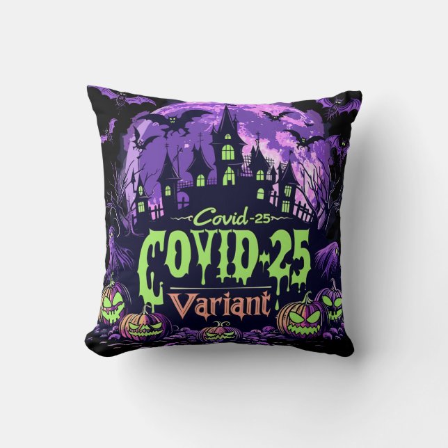 ExDesigner | Halloween | Covid-25 Variant Cushion (Front)