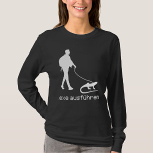 Exe Execute Fun System Administrator Nerd Admin De T-Shirt
