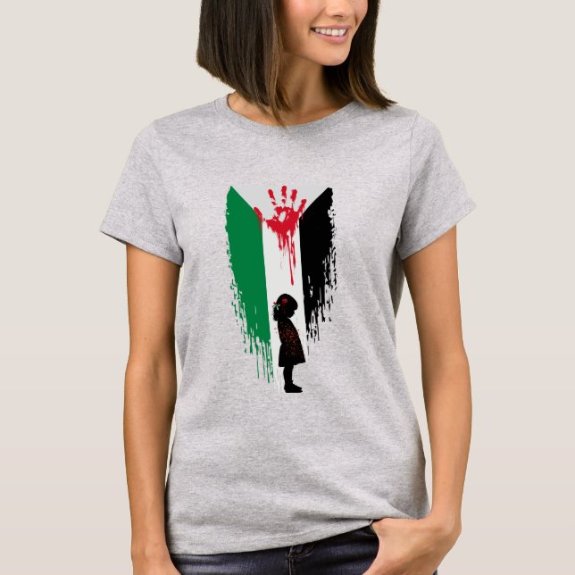 Executed Childhood – Palestinian Solidarity T-Shirt (Front)