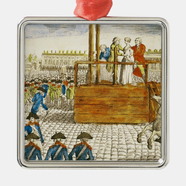 Execution of Marie-Antoinette Metal Tree Decoration (Front)