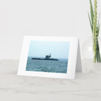 Execution Rocks Lighthouse, Long Island Sound. Card